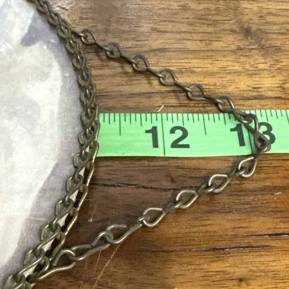 Vtg. “ Priscilla” Oval Filigree Frame Flue Cover